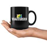 Vagitarian Pussy Cat Mug - Funny Adult Humor Vegetarian LGBTQ Gay Pride Tee Shirt - Luxurious Inspirations