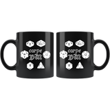 Carpe DM DND dice games coffee cup mug - Luxurious Inspirations