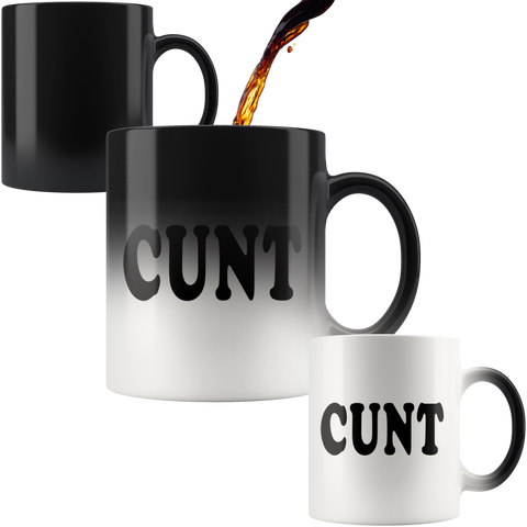 Cunt Mug - Funny Offensive Vulgar Color Changing Magic Coffee Cup - Luxurious Inspirations