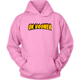 Ok Boomer Flames Parody Hoodie Sweater Shirt - Funny Millennial Meme Trend Trending Humor Funny Gen X T-Shirt - Luxurious Inspirations