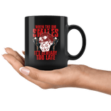 When The DM Smiles It's Already Too Late Mug - Funny D&D D20 RPG Coffee Cup - Luxurious Inspirations