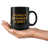 World's Biggest Cunt Mug - Funny Offensive Vulgar Unt Adult Coffee Cup - Luxurious Inspirations