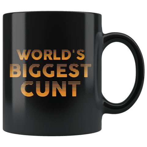 World's Biggest Cunt Mug - Funny Offensive Vulgar Unt Adult Coffee Cup - Luxurious Inspirations