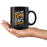 When the DM says are you sure stop and rethink rpg DND d20 d2 critical hit miss dice coffee cup mug - Luxurious Inspirations