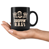 Droppin' R.B.G's women rights Ruth Bader Ginsburg supreme court coffee cup mug - Luxurious Inspirations