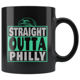 Straight Outta Philly Mug - Funny Underdogs Gonna Eat Fly Eagles Fly Coffee Cup - Luxurious Inspirations