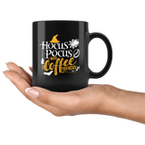 Hocus Pocus I need coffee to focus halloween caffeine coffee cup mug - Luxurious Inspirations