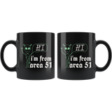 Hi i'm from area 51 UFO flying saucers they can't stop all of us September 20 2019 Nevada United States army aliens extraterrestrial space green men coffee cup mug - Luxurious Inspirations