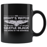 The Night's Watch The Watcher Of The Wall Castle Black The Sword In The Darkness Coffee Cup Mug - Luxurious Inspirations