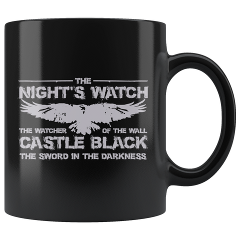The Night's Watch The Watcher Of The Wall Castle Black The Sword In The Darkness Coffee Cup Mug - Luxurious Inspirations