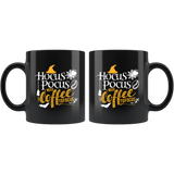 Hocus Pocus I need coffee to focus halloween caffeine coffee cup mug - Luxurious Inspirations