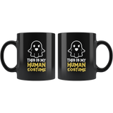 This Is My Human Costume Ghost Witch Halloween Children Candy Trick or Treat Makeup Mug Coffee Cup - Luxurious Inspirations