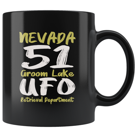 Nevada 51 Groom Lake UFO retrieval department happening Hwy 375 motel flying saucers they can't stop all of us September 20 2019 United States army extraterrestrial space green men coffee cup mug - Luxurious Inspirations