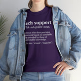 CANADA ONLY -  Tech Support Definition Shirt High Quality Tee