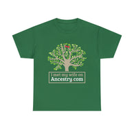 Copy of I Met My Wife On Ancestry.com High Quality Tee