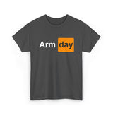 Arm Day Parody Adult Joke High Quality Tee