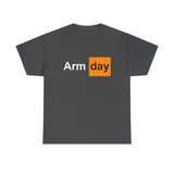 Arm Day Parody Adult Joke High Quality Tee