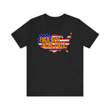 Fuck Off We're Full America Immigration Pro Trump Offensive Vulgar High Quality Tee