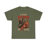 I Cast Fuck Around at 9th Level Funny DND High Quality Tee