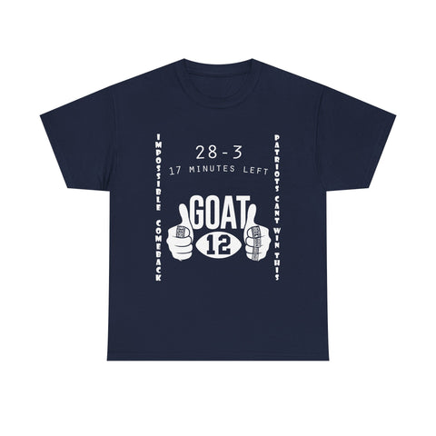 28-3 Greatest Comeback GOAT High Quality Tee