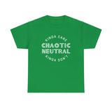 Chaotic Neutral Kinda Care Kinda Don't High Quality Tee