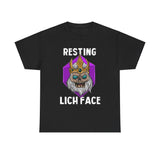 Resting Lich Face High Quality Tee