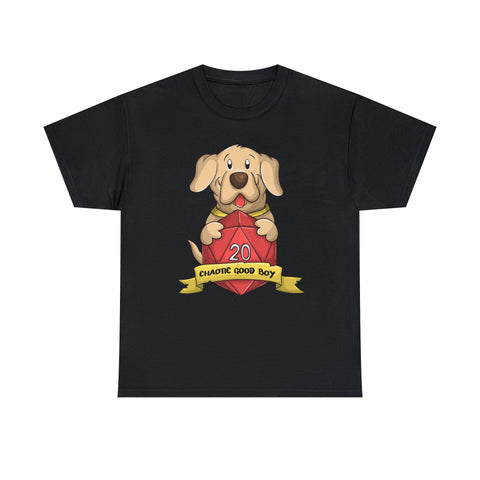 Chaotic Good Boy D20 Dice DND High Quality Tee