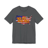 Fuck Off We're Full America Immigration Pro Trump Offensive Vulgar High Quality Tee