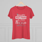Teaching Muggles Womens Triblend High Quality Shirt