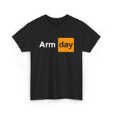 Arm Day Parody Adult Joke High Quality Tee