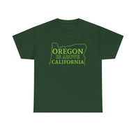 Oregon Is Above California High Quality Shirt - Binge Prints