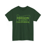 Oregon Is Above California High Quality Shirt - Binge Prints