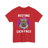 Resting Lich Face High Quality Tee