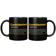 Cuntstipated Definition Cunt Mug - Binge Prints