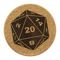 DND D20 Dice Coaster Set of 4