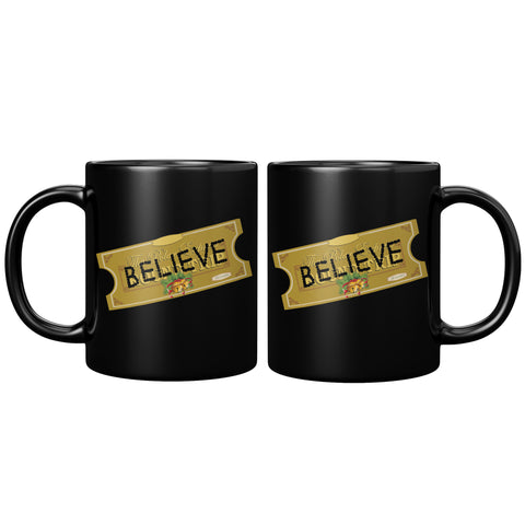 NEW Believe Express No date mug