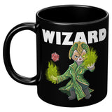 NEW Wizard Cat Black Mug