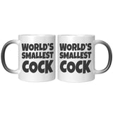 NEW World's smallest cock color changing mug
