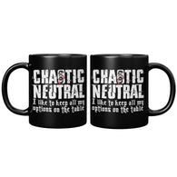 New Chaotic Neutral KEep All My Options Mug