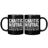 New Chaotic Neutral KEep All My Options Mug