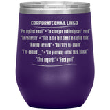 New Corporate Lingo Wine Mug Offensive