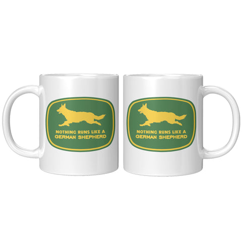 Nothing Runs Like A German Shepherd Dog Mug