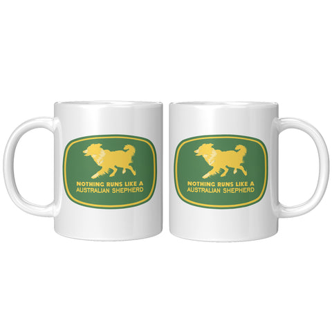 Nothing Runs Like An Australian Shepherd Dog Mug