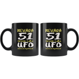 Nevada 51 Groom Lake UFO retrieval department happening Hwy 375 motel flying saucers they can't stop all of us September 20 2019 United States army extraterrestrial space green men coffee cup mug - Luxurious Inspirations