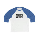 What are You Looking at You Two Legged Freak Shirt - Funny Tee Long Sleeve Leg Amputee Humor Meme T-Shirt