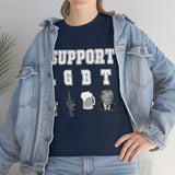 I Support LGBT High Quality Tee