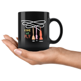 Come We Fly Witch Brooms Halloween Costumes Children Candy Trick or Treat Makeup Mug Coffee Cup - Luxurious Inspirations