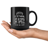 At my funeral take the bouquet off my coffin and throw it into the crowd to see who is next death dead sad black mug coffee cup - Luxurious Inspirations