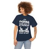 Fishing Solves Most Of My Problems Hunting Solves The Rest High Quality Tee