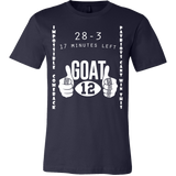 28-3 Greatest Comeback GOAT Shirt - 12 Greatest Of All Time Tee - Luxurious Inspirations
